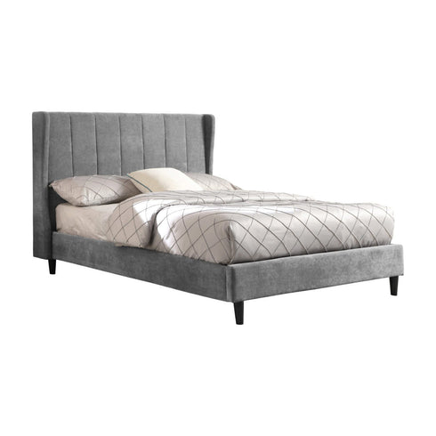 Amelia 4FT6 Bed - Dark Grey Fabric